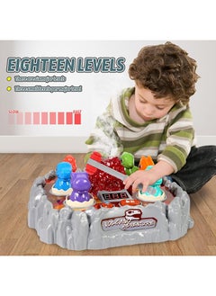 لينند الخلد لعبة للأطفال الصغار ، 3-5-year-old الفتيان / الفتيات الصوت والضوء التفاعلية لعبة الديناصورات ، 3 , 4 , 5 , 6 , 7-year-old الأطفال رذاذ لعبة بركانية ، 2 لينة مطرقة لعبة الديناصورات  - Image 4