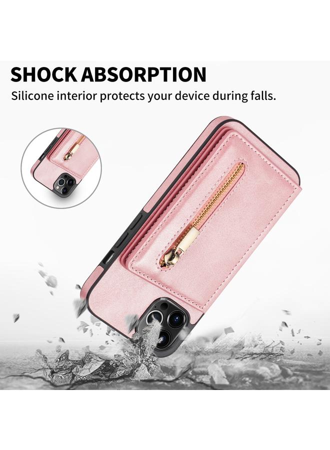 اس-توب جراب لهاتف iPhone 13 Pro Max مزود بسحاب وحامل للبطاقات - Image 5