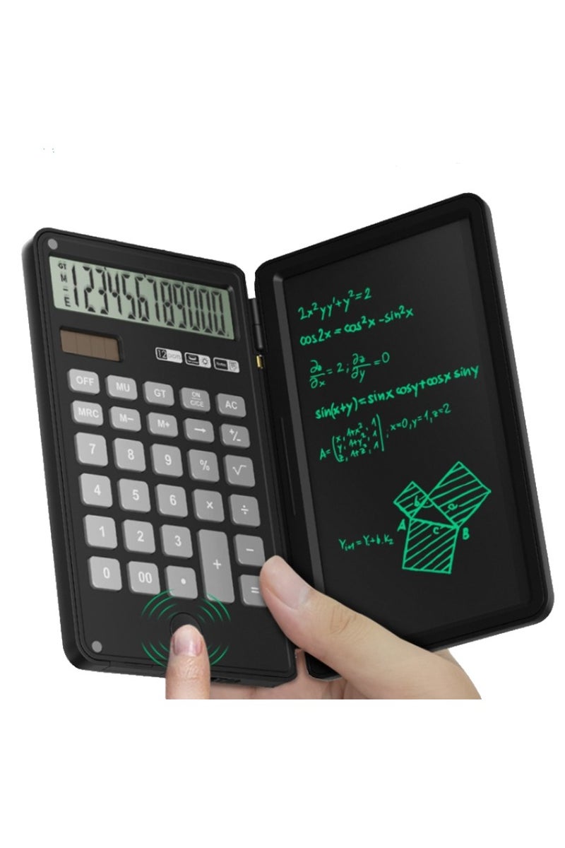 Generic Intelligent folding portable scientific function calculator, handwriting board for accounting students, solar powered handwriting board calculator - Image 1