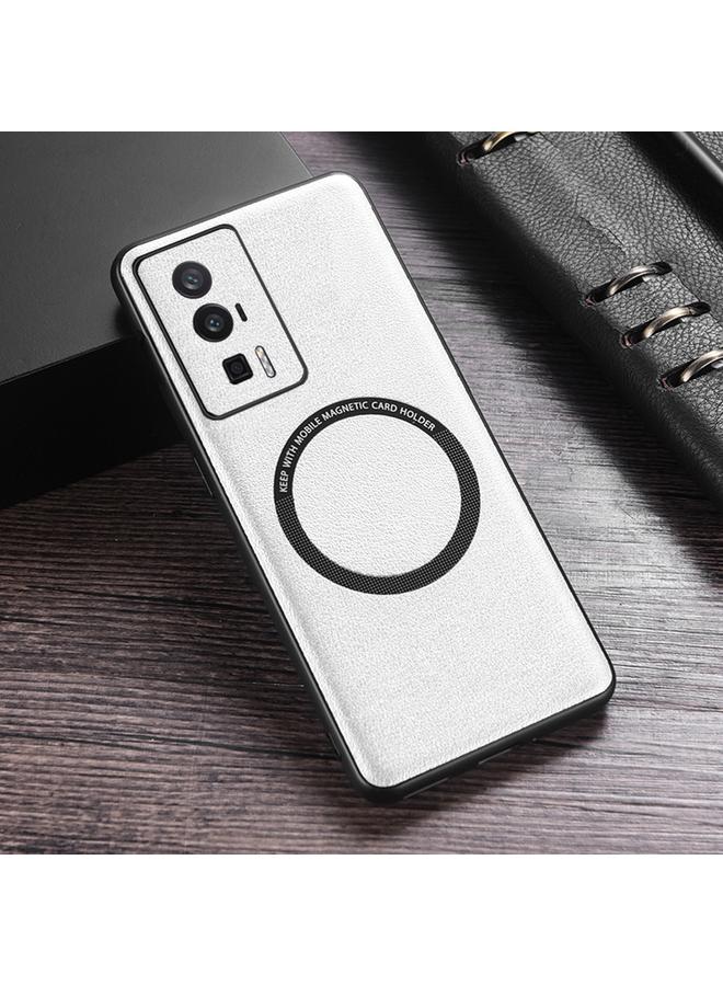 Case For Xiaomi Redmi K60 PU MagSafe Magnetic Phone Case