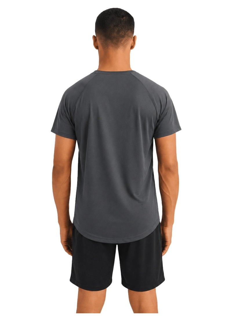 Nileton Sports T-Shirt - Half sleeve top - Men Casual outdoor quick dry Tee - Running and gym T- shirts - Sportswear for Men - Image 2