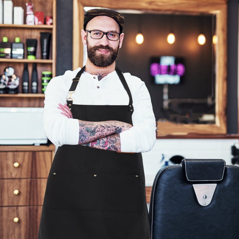 Mens Apron Funny, Stylish Hairdressing Accessory for Salon Professionals, Durable Design - Image 4