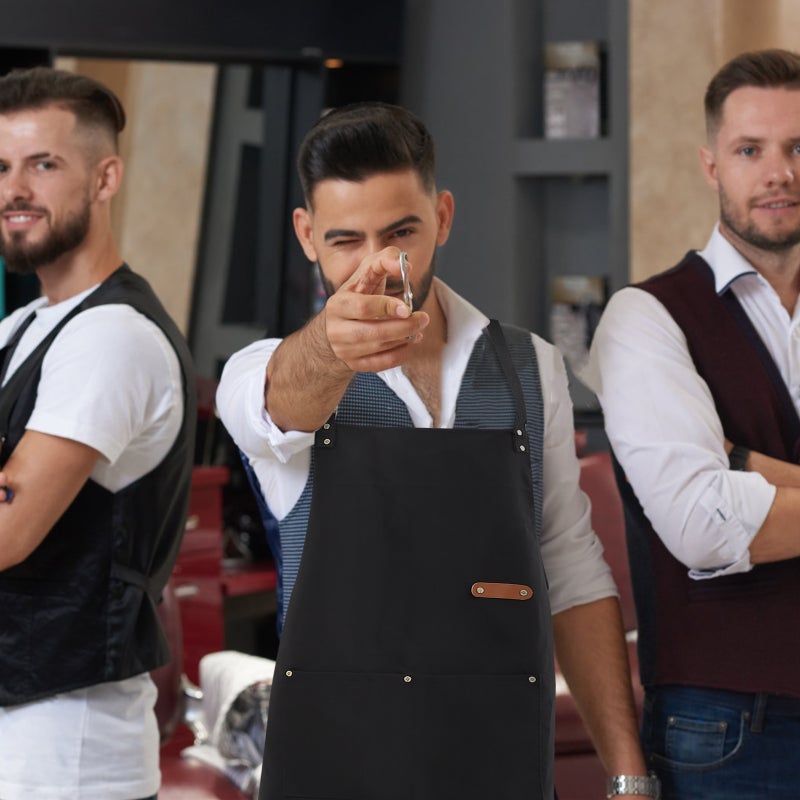Mens Apron Funny, Stylish Hairdressing Accessory for Salon Professionals, Durable Design - Image 5