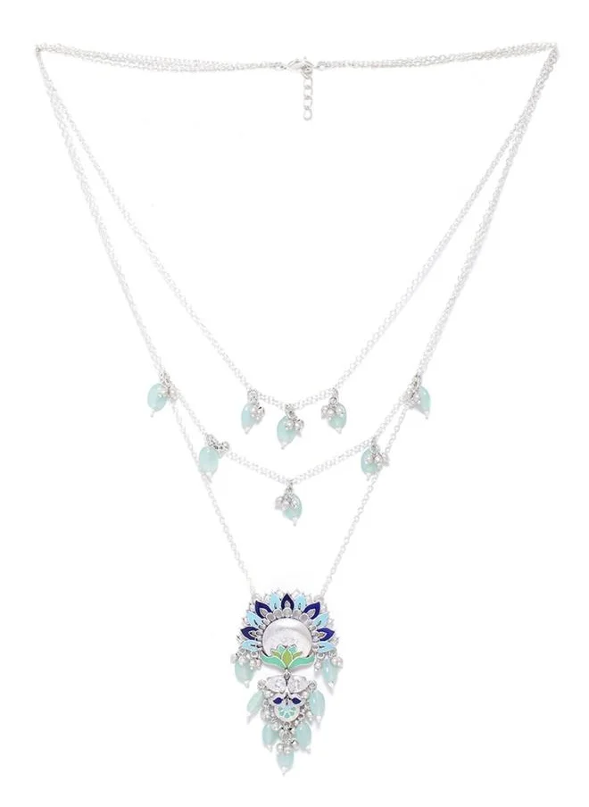 VOYLLA Bagh E Fiza Blooming Flower Motifs Necklace