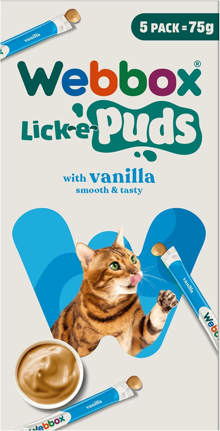 Webbox وجبات ويب بوكس ليك-إي-بودز بنكهة الفانيليا للقطط - Image 3
