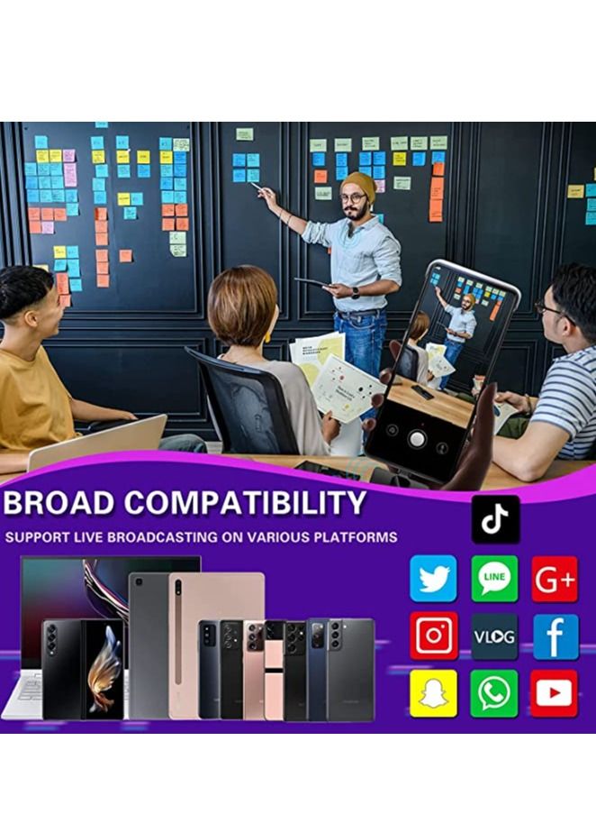 Wireless Lavalier Microphone , mobile phone Microphone, Plug & Play No APP Needed, Mini lapel Wireless Microphone , Noise Cancellation Microphone for live stream (Type-C for Android) - Image 5