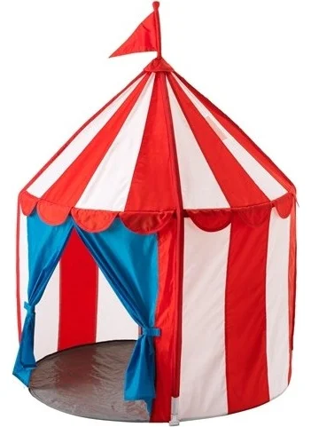 أيكيا Cirkustalt Tent 100 cm Diameter, Red-White