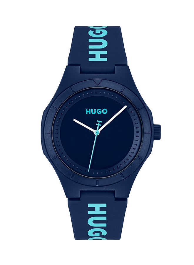 HUGO BOSS Men's Analog Round Shape Silicone Wrist Watch 1530344 - 42 Mm  - Image 1