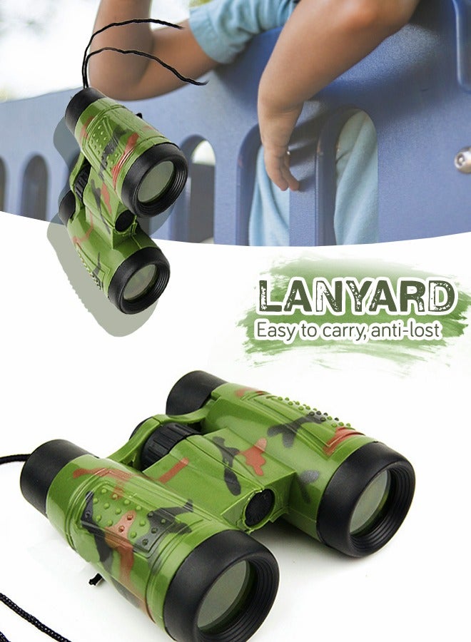GROIC Outdoor Children's Binoculars with Compass Equipment Model Educational Toys - Image 3