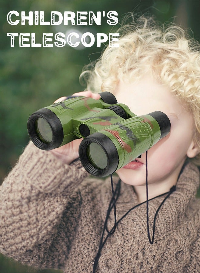 GROIC Outdoor Children's Binoculars with Compass Equipment Model Educational Toys - Image 5