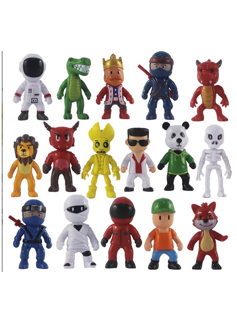 16pc Stumble Guys Action Figure Kawaii Anime PVC Game Model Statue Set 6-7cm  - Image 1
