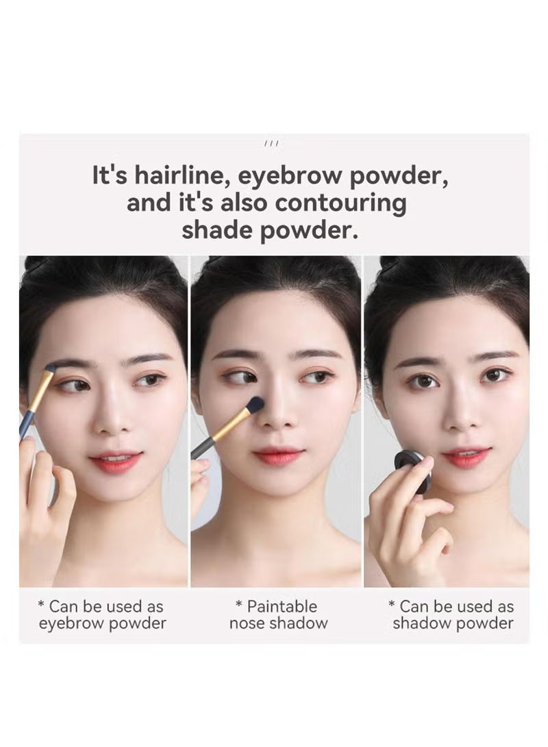 VERONNI Hairbear Hair Filler,Hairline Shadow Powder,Hairline Powder Instantly Conceals,Instant Volume&scalp Coverage for Thinning Hair,Fast & Full Care, 100% Water Sweat Resistant ( Black) - Image 2