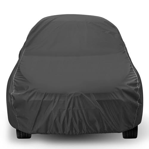 Auto Hub Car Cover Compatible with Mahindra Bolero with Mirror Pocket, Weather Proof, Triple Stitched, Bolero Car Cover- Grey - Image 2