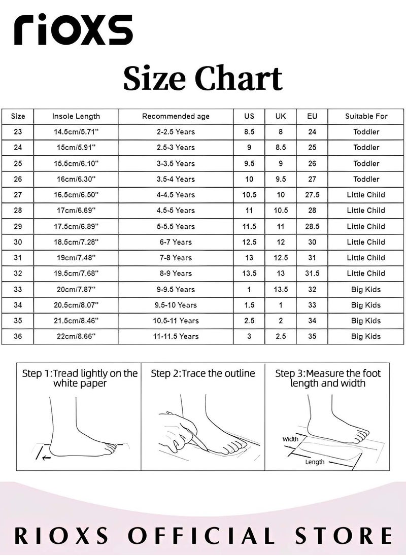 RIOXS Girls Princess Shoes Mary Jane Dance Flats Low Heel Soft Sole Shoes With Bowknot  - Image 4