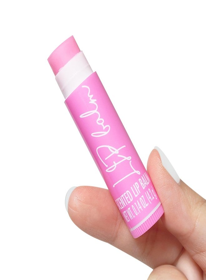 LUV HER Lip Balm Set Pack of 4 - Tinted Lip Balm with Playful Colors and Flavors - Perfect Girls Makeup Accessory - Ideal for Dry Weather Protection, Ages 3+ - Image 5