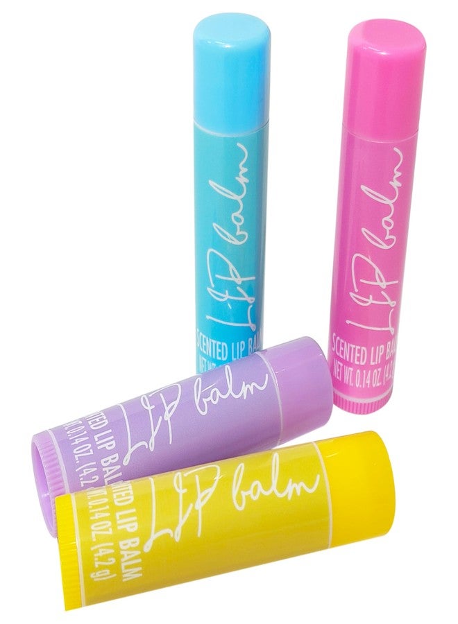 LUV HER Lip Balm Set Pack of 4 - Tinted Lip Balm with Playful Colors and Flavors - Perfect Girls Makeup Accessory - Ideal for Dry Weather Protection, Ages 3+ - Image 4
