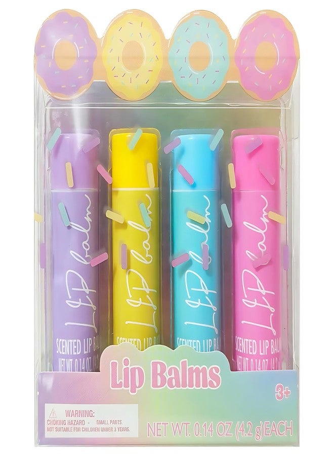 LUV HER Lip Balm Set Pack of 4 - Tinted Lip Balm with Playful Colors and Flavors - Perfect Girls Makeup Accessory - Ideal for Dry Weather Protection, Ages 3+ - Image 2