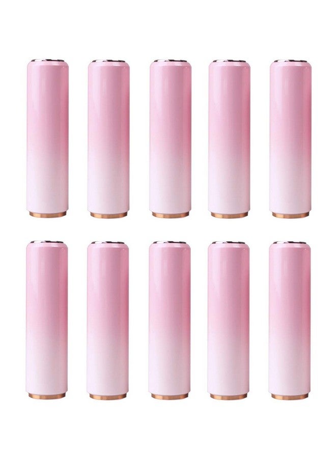 CTKcom 3.5Ml Lip Balm Tubes Gradient Pink Lipstick Tubes Cherry Blossom Pink Empty Plastic Lip Lipstick Container Tube Round Refillable Container For Diy Homemade Lipstick Lip Balm Cosmetic Makeup,10 Pack  - Image 1