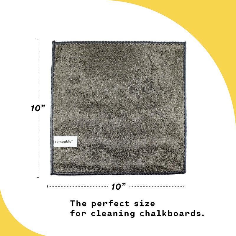 Remooble Non-toxic Chalkboard Cleaner & Microfiber Cleaning Cloth, 8 oz. - Image 3