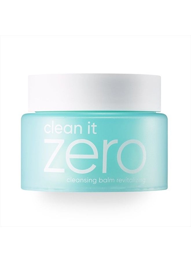 Banila Co Clean It Zero Revitalizing Cleansing Balm Makeup Remover & Face Cleanser, Double Cleanse, Balm To Oil, Face Wash,Dull Skin, 100ml  - Image 1