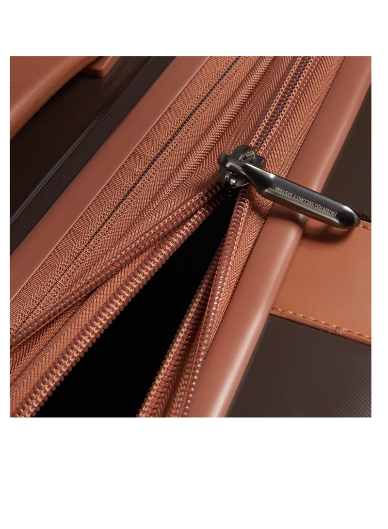 ديلسي _باريس Promenade Hard 2.0 82cm Hardcase 4 Double Wheel Expandable Check In Luggage Trolley Chocolate