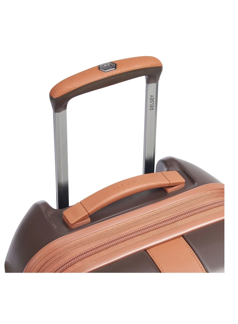 ديلسي _باريس Promenade Hard 2.0 82cm Hardcase 4 Double Wheel Expandable Check In Luggage Trolley Chocolate