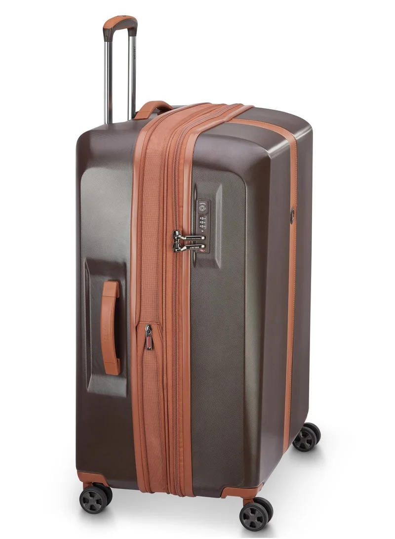 ديلسي _باريس Promenade Hard 2.0 82cm Hardcase 4 Double Wheel Expandable Check In Luggage Trolley Chocolate