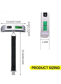 Luggage Scale with Digital LCD Display – UAE's #1 Portable Digital Weighing Scale (Up to 50kg/110lbs) – Ideal for Frequent Travelers - pzsku/Z15D1957279EB583F3886Z/45/_/1737846460/1627f0a0-8bb4-4580-a673-bf17c93c7fc4