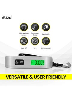 Luggage Scale with Digital LCD Display – UAE's #1 Portable Digital Weighing Scale (Up to 50kg/110lbs) – Ideal for Frequent Travelers - pzsku/Z15D1957279EB583F3886Z/45/_/1737846470/37ce3153-ce42-442b-8e3f-b74a96f013ea