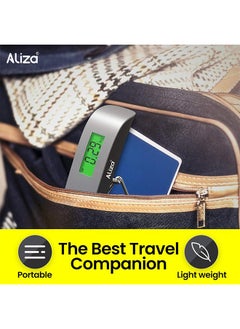 Luggage Scale with Digital LCD Display – UAE's #1 Portable Digital Weighing Scale (Up to 50kg/110lbs) – Ideal for Frequent Travelers - pzsku/Z15D1957279EB583F3886Z/45/_/1737846510/543f0947-43ce-4826-9255-a04819f884f5