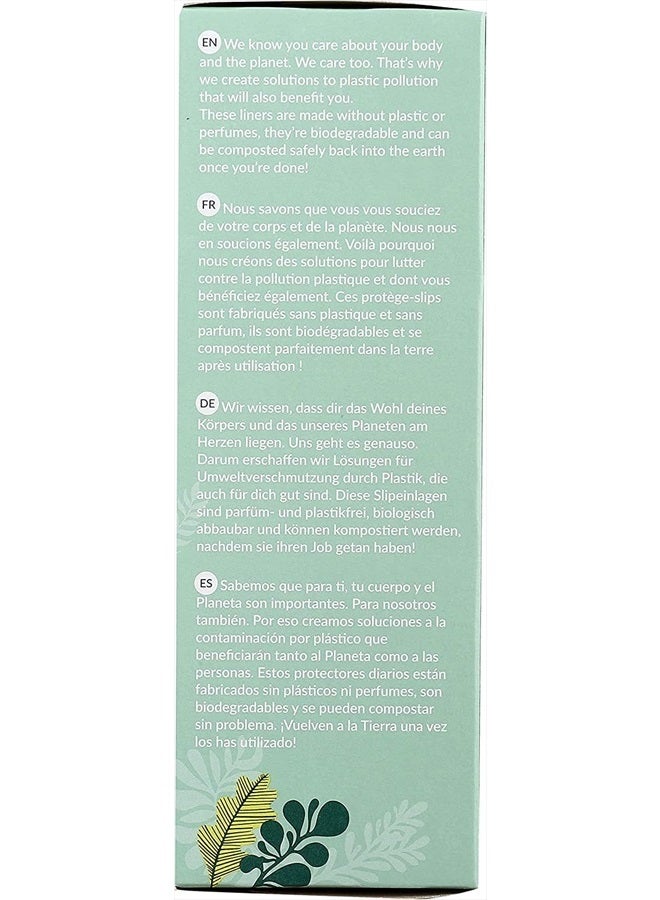 NATRACARE ناتراكير بطانات داخلية صغيرة طبيعية عضوية، مصنوعة من قطن عضوي معتمد، لب السليلوز المعتمد بيئيًا ونشا نباتي (1 عبوة، 30 بطانة إجمالاً) - Image 4
