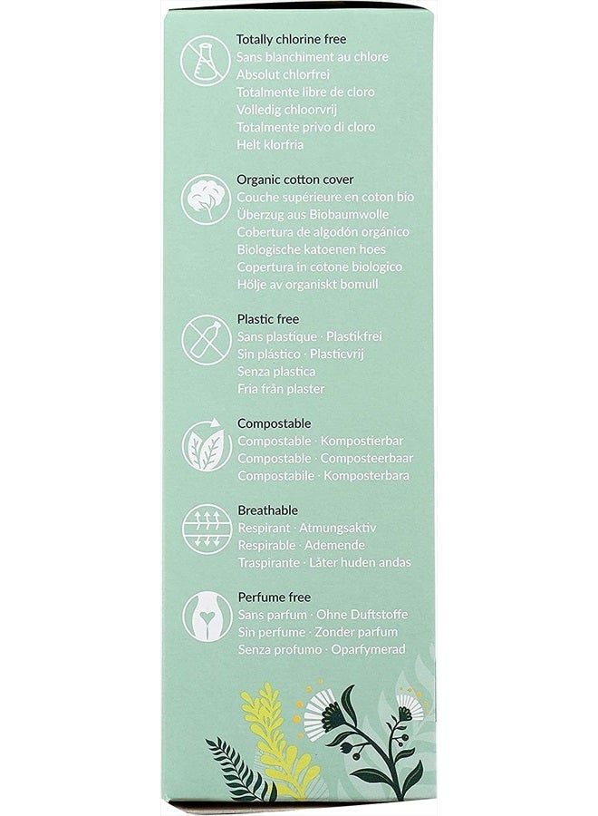 NATRACARE ناتراكير بطانات داخلية صغيرة طبيعية عضوية، مصنوعة من قطن عضوي معتمد، لب السليلوز المعتمد بيئيًا ونشا نباتي (1 عبوة، 30 بطانة إجمالاً) - Image 2