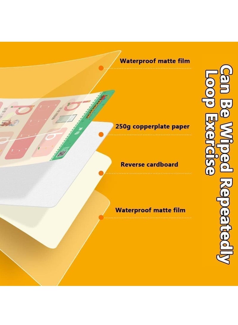 KASTWAVE Magical Tracing Workbook Set for Kids, Practice Copybook with Reusable Pen and Eraser, Early Educational Learning Book for Preschoolers And Kindergarten Kids - Image 5