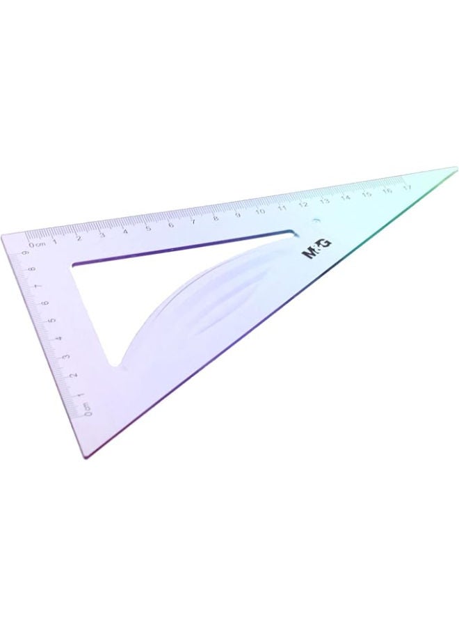 M&G Triangle Ruler, 17cm 60/30-Degree for Precision Drafting and Geometric Measurements - Image 1