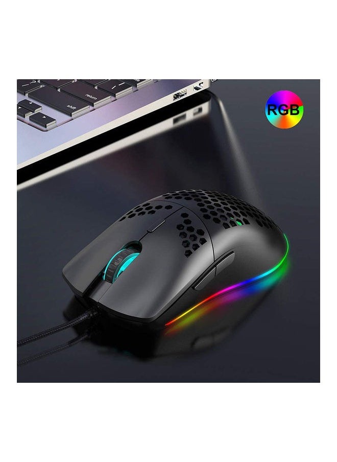 Gaming Mouse,Gaming Mice Honeycomb Hollow Design Ergonomic Wired Mouse with RGB Backlight,up to 8000 DPI,RGB Gaming Mouse for Mac, Laptop,Computer,PC