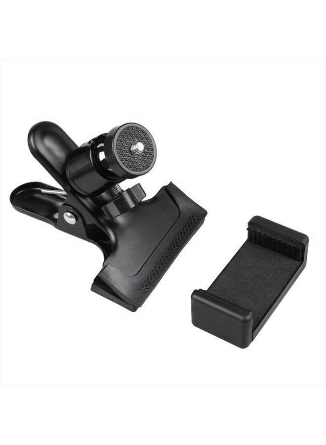 Mr.Power Guitar Bass Head Phone Holder Live Broadcast Bracket Clip Compatible with iPhone, Compatible with Samsung Smart Phones (Guitar Head Phone Holder) - Image 3