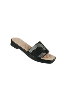 Michelle Morgan Michelle Morgan Ladies Low Flat Round 114RJ938 Black  - Image 1