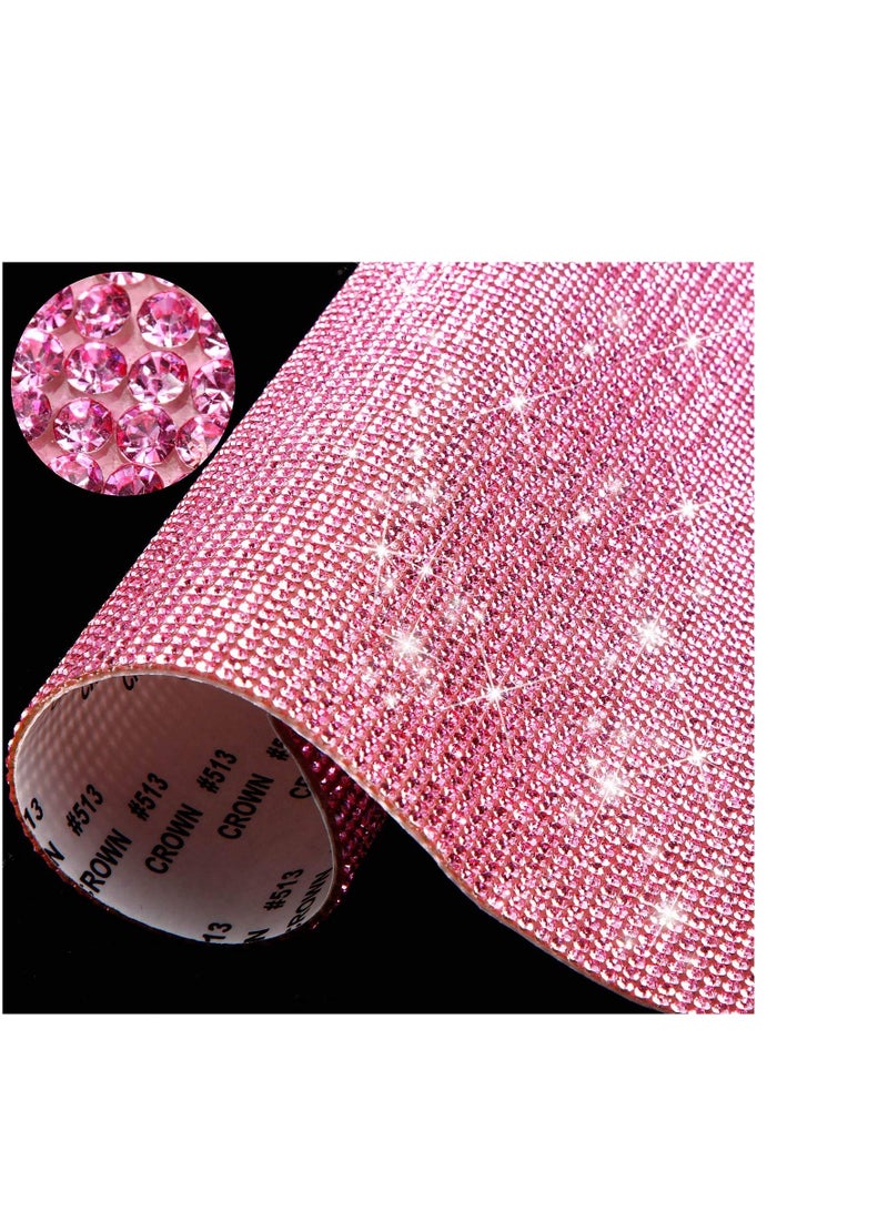 SYOSI Bling Bling Rhinestone Sheet Rhinestones Sticker DIY Car Decoration Sticker Self Adhesive Glitter Rhinestones Crystal Gem Stickers for Car Decoration - Image 1