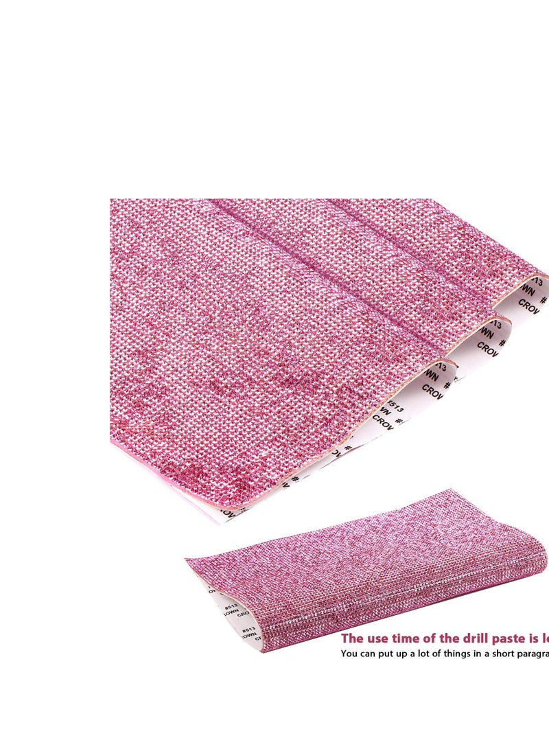 SYOSI Bling Bling Rhinestone Sheet Rhinestones Sticker DIY Car Decoration Sticker Self Adhesive Glitter Rhinestones Crystal Gem Stickers for Car Decoration - Image 5