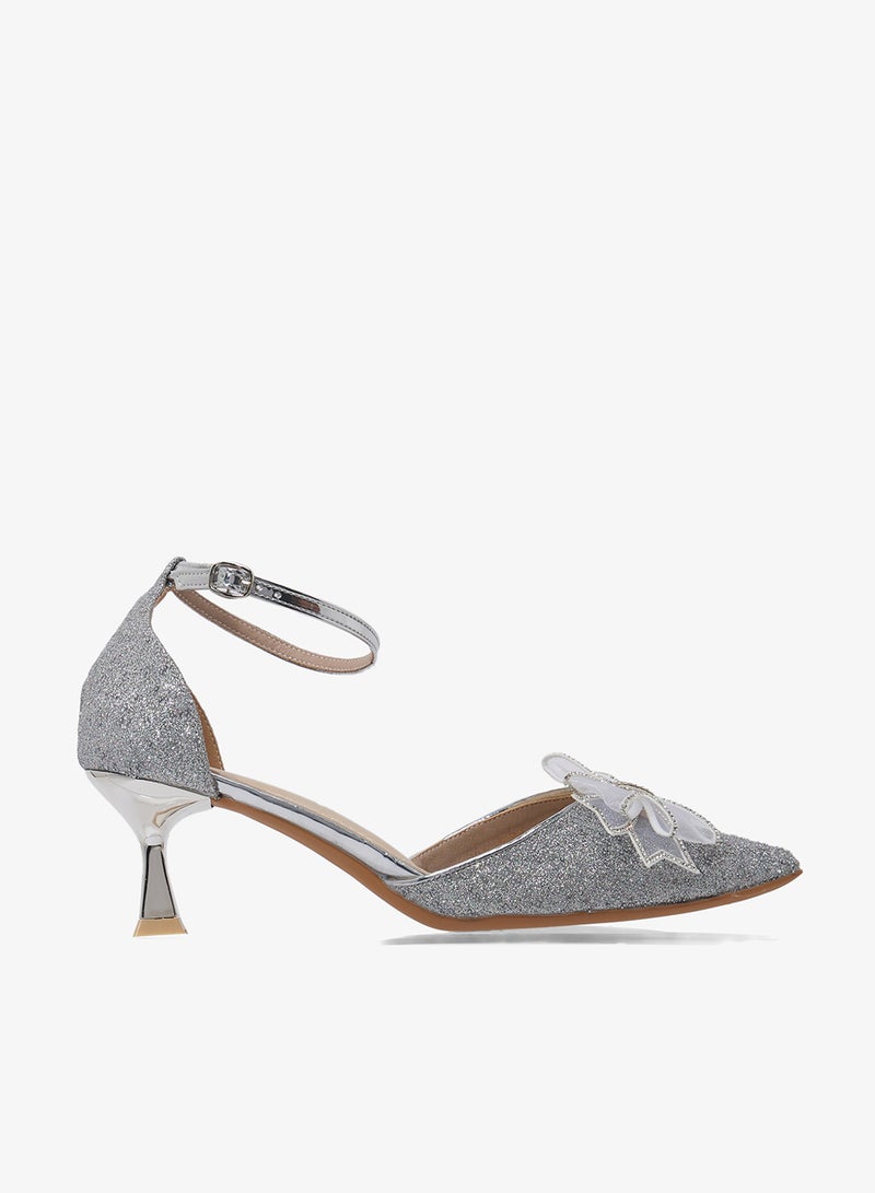 Ella Limited Edition Pointed Pump With Knot Detail - Image 1