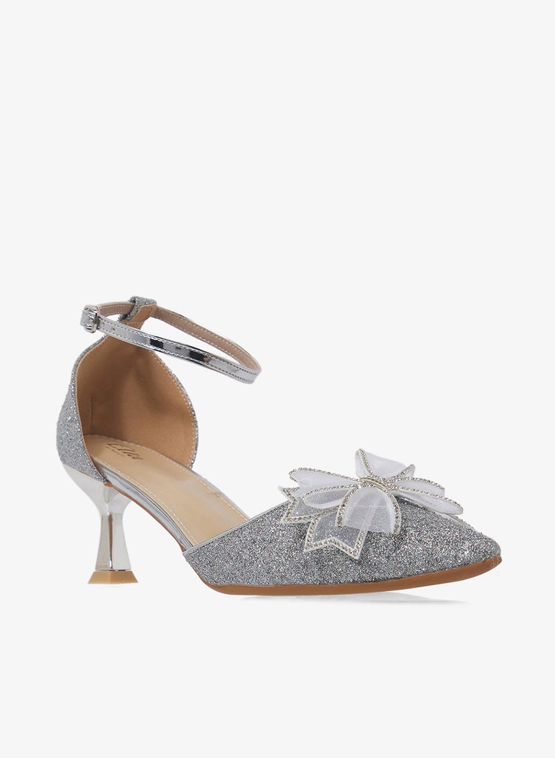 Ella Limited Edition Pointed Pump With Knot Detail - Image 2