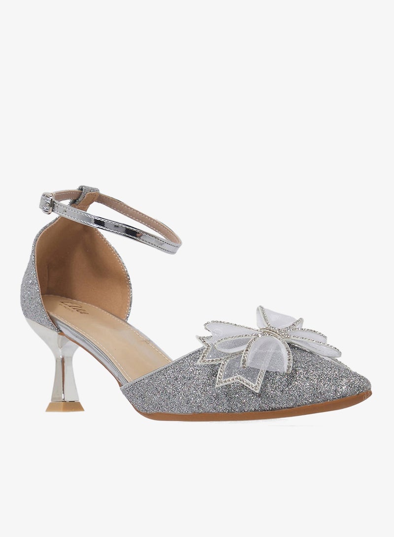 Ella Limited Edition Pointed Pump With Knot Detail - Image 2