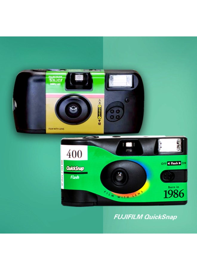 Generic Fu/Shi ACE Disposable Film Camera ISO/ACE400 Kodak With Flash Date-Color:Kodak Sports Iso800 With Flash 27 Sheets - Official Standard  - Image 2