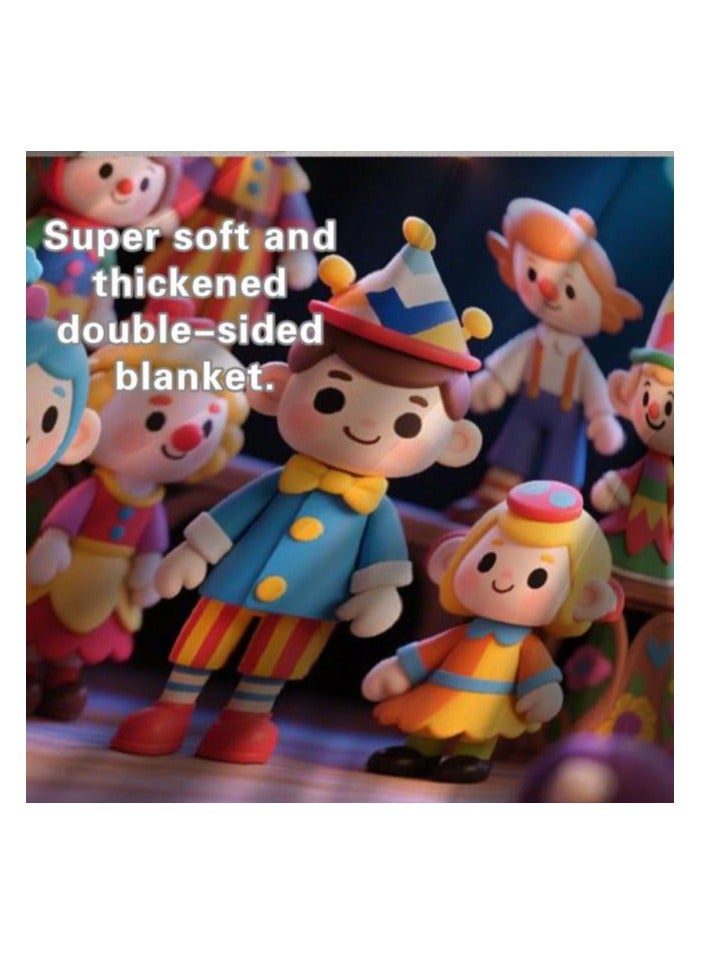 general Flannel thin blanket (warm and comfortable, suitable for sleep, gaming, dust removal and sandproof) 150cm*200cm - 660 - Image 1