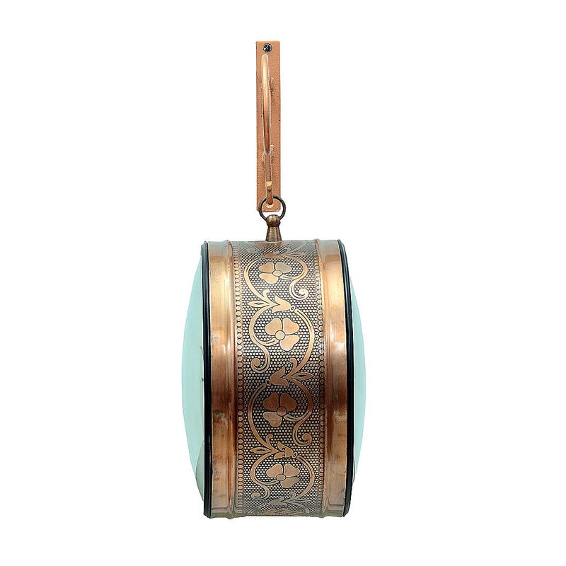 Medieval Arts Metal Decorative Showpiece 10 Railway Wall Clock for Living Room Hall Decor - Image 4