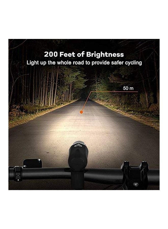 Captaintech USB Rechargeable Bike Lights Set – 1 Headlight u0026 2 Taillights with 4 Modes | IP65 Waterproof, Easy Fit (11.2 x 8 x 5.8cm) - Image 5