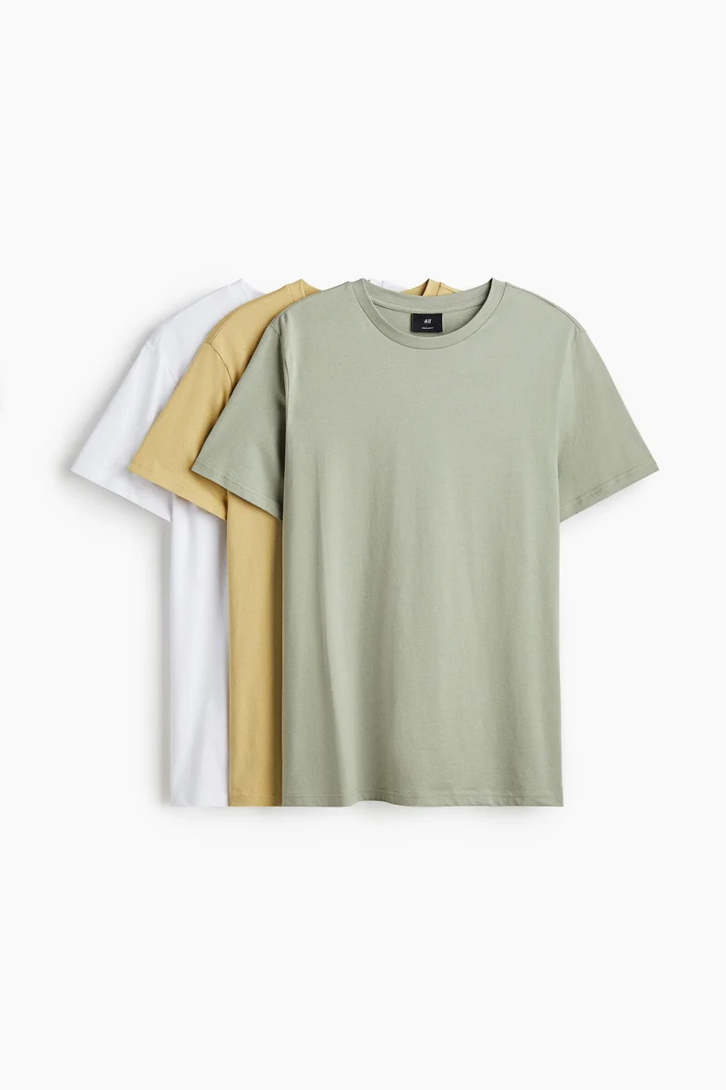 H&M 3-pack Regular Fit T-shirts