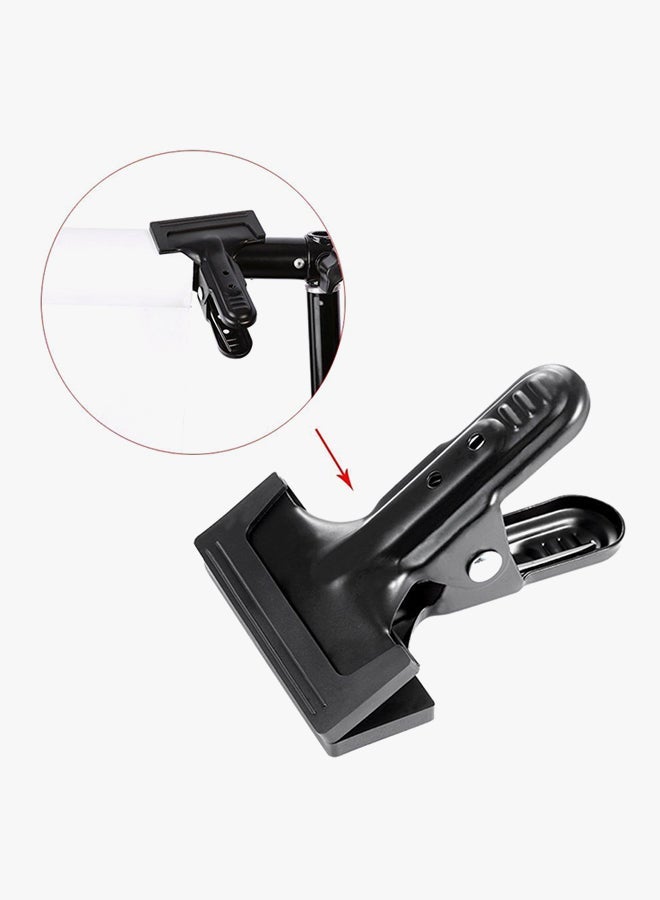 NIBEMINENT 10-Piece Muslin Spring Clamps Clips Set Black  - Image 3