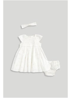 mothercare My First Dress, Knickers and Headband Set  - Image 1