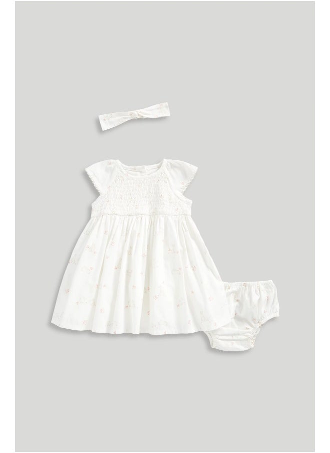 mothercare - My First Dress, Knickers and Headband Set - Image 1